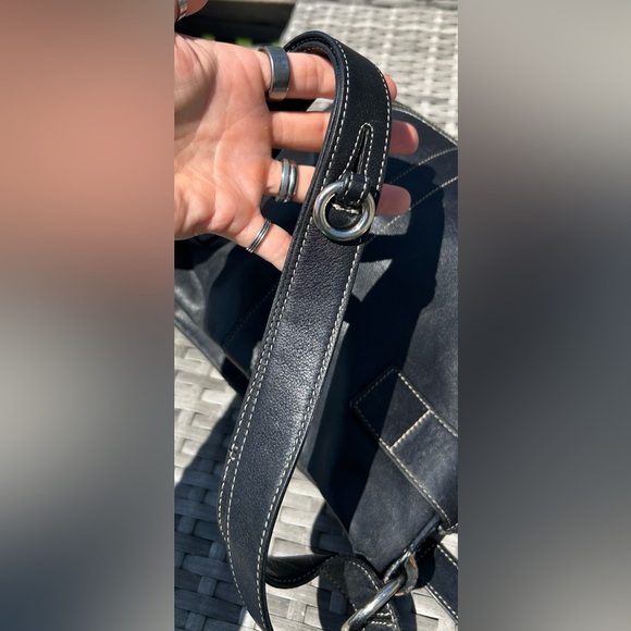 2005 Tru Vtg Coach Leather Soho Slim Duffle Crossbody REHABBGED (See Photos) - Picture 6 of 15